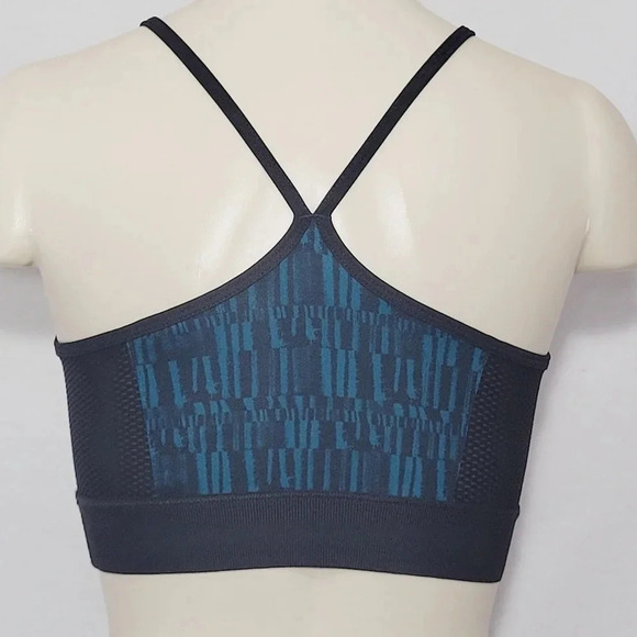 SMALL Champion C9 N9537 Strappy Wire Free Sports Bra Green & Black New withOUT T - Picture 3 of 4